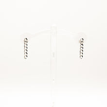 Load image into Gallery viewer, Darling Cuban Chain Sterling Silver Tassle Earrings