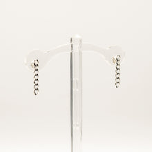 Load image into Gallery viewer, Darling Cuban Chain Sterling Silver Tassle Earrings