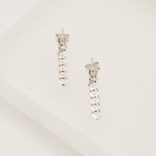 Load image into Gallery viewer, Darling Cuban Chain Sterling Silver Tassle Earrings