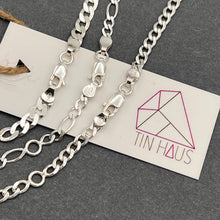 Load image into Gallery viewer, TIN HAUS Diamond Cut Sterling Silver Chain Necklace