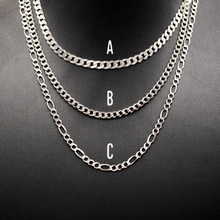Load image into Gallery viewer, TIN HAUS Diamond Cut Sterling Silver Chain Necklace