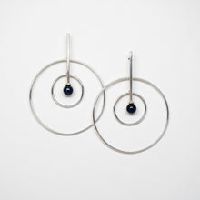 Load image into Gallery viewer, Aerial Earrings - Sterling Silver, Freshwater Pearls - TIN HAUS® Jewelry