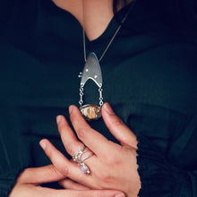 Load image into Gallery viewer, Amoeba-Pendant-on-model