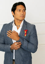 Load image into Gallery viewer, Andromeda and Solar Rings with Presence Chain Jewelry in Men's Styling - TIN HAUS Jewelry