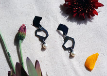Load image into Gallery viewer, Asteroid Earrings - Sterling Silver, Freshwater or Vegan Friendly Pearls - TIN HAUS Jewelry
