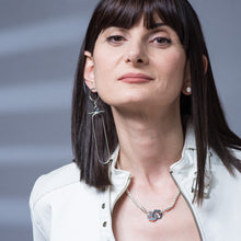 Load image into Gallery viewer, Cleopatra Earrings - Sterling Silver - TIN HAUS Jewelry