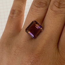 Load image into Gallery viewer, Custom Alternative Bridal Ring - 14K Yellow Gold, Ametrine, Diamonds - TIN HAUS