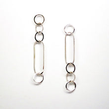 Load image into Gallery viewer, Interlink Earrings - Sterling Silver - TIN HAUS Jewelry
