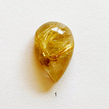 Load image into Gallery viewer, Choose Rutilated Quartz #1 to create the Zoa Ring in your size.