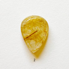 Load image into Gallery viewer, Choose Rutilated Quartz #2 to create the Zoa Ring in your size.