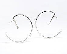 Load image into Gallery viewer, Lunar Sterling Silver Hoops 2.0