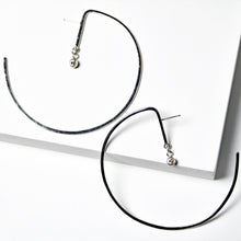 Load image into Gallery viewer, Lunar Star Large with Gemstone Dangle - Sterling Silver or 14KT Gold with Choice of Gemstones - TIN HAUS Jewelry