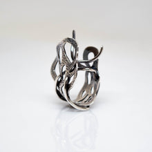 Load image into Gallery viewer, Myth Ring - adjustable size 7 - Sterling Silver - TIN HAUS