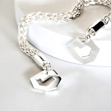 Load image into Gallery viewer, Presence III-Loop Bracelet in High Polish - Sterling Silver, Fine Silver - TIN HAUS Jewelry