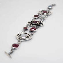 Load image into Gallery viewer, Priestess Ring - Sterling Silver, 14K Yellow Gold, Ruby, Sapphire - TIN HAUS Jewelry