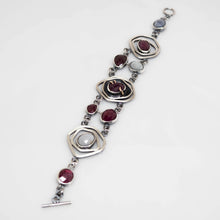 Load image into Gallery viewer, Priestess Ring - Sterling Silver, 14K Yellow Gold, Ruby, Sapphire - TIN HAUS Jewelry