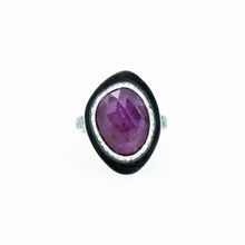 Load image into Gallery viewer, Pink Raspberry Abyss Ring - Sterling Silver - Size 6.75 - TIN HAUS