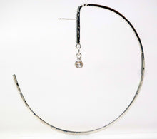 Load image into Gallery viewer, Lunar Star Large with Gemstone Dangle - Sterling Silver or 14KT Gold with Choice of Gemstones - TIN HAUS Jewelry