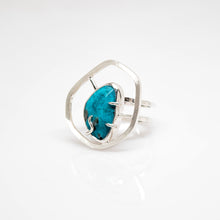 Load image into Gallery viewer, Tranquility Ring - Sterling Silver, American Turquoise - TIN HAUS