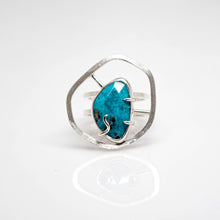 Load image into Gallery viewer, Tranquility Ring - Sterling Silver, American Turquoise - TIN HAUS
