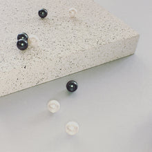 Load image into Gallery viewer, Vegan Friendly Pearls in Peacock and White colors