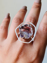 Load image into Gallery viewer, Stratosphere Ring on finger.