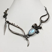 Load image into Gallery viewer, Custom 14K Sterling Silver Lunar Necklace - Cindy via Upcycled Jewelry Initiative - TIN HAUS