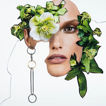 Load image into Gallery viewer, Interlink 14KT Yellow Gold Sterling Silver Earrings