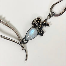 Load image into Gallery viewer, Custom 14K Sterling Silver Lunar Necklace - Cindy via Upcycled Jewelry Initiative - TIN HAUS