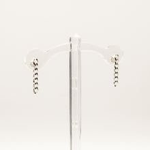 Load image into Gallery viewer, Darling Cuban Chain Sterling Silver Tassle Earrings
