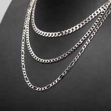 Load image into Gallery viewer, TIN HAUS Diamond Cut Sterling Silver Chain Necklace