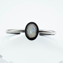 Load image into Gallery viewer, Moonstone Abyss Cuff Bracelet Essentials - Fine Silver, Sterling Silver, Moonstone -TIN HAUS