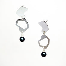 Load image into Gallery viewer, Asteroid Earrings - Sterling Silver, Freshwater or Vegan Friendly Pearls - TIN HAUS Jewelry