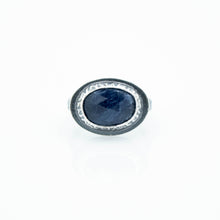 Load image into Gallery viewer, Blue Sapphire Abyss Ring - Fine Silver, Sterling Silver - TIN HAUS