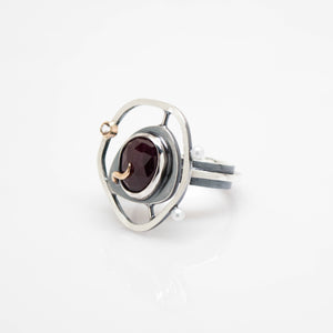 Teria Ring - Customized with Ruby Gemstone - TIN HAUS