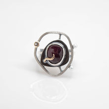 Load image into Gallery viewer, Teria Ring - Customized with Ruby Gemstone - TIN HAUS