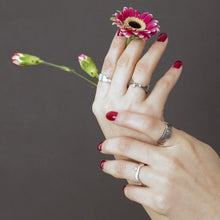 Load image into Gallery viewer, Galaxy and Deity Women&#39;s Rings styling - TIN HAUS Jewelry