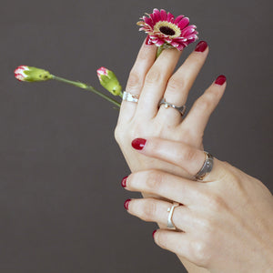 Galaxy and Deity Women's Rings styling - TIN HAUS Jewelry