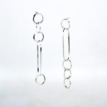 Load image into Gallery viewer, Interlink Earrings - Sterling Silver - TIN HAUS Jewelry