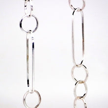 Load image into Gallery viewer, Interlink Earrings - Sterling Silver - TIN HAUS Jewelry