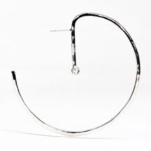Load image into Gallery viewer, Lunar Sterling Silver Hoops 2.0