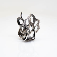 Load image into Gallery viewer, Myth Ring - adjustable size 7 - Sterling Silver - TIN HAUS