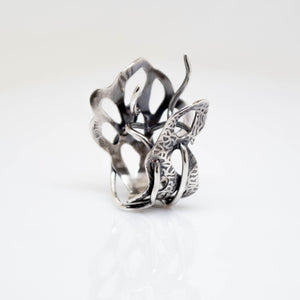 Myth Ring - adjustable size 7 - Sterling Silver - TIN HAUS