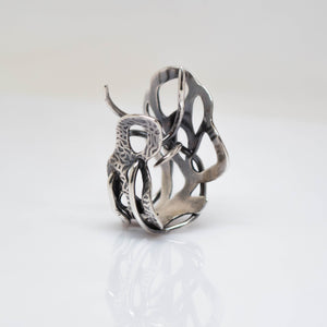 Myth Ring - adjustable size 7 - Sterling Silver - TIN HAUS