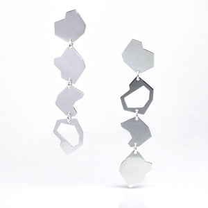 Particle Earrings - Sterling Silver - TIN HAUS Jewelry
