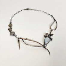 Load image into Gallery viewer, Custom 14K Sterling Silver Lunar Necklace - Cindy via Upcycled Jewelry Initiative - TIN HAUS
