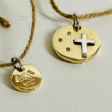Load image into Gallery viewer, 18K Gold Diamond Pendants - Upcycled Jewelry Initiative by TIN HAUS